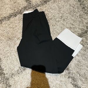 Zara Black and White Women's Pants